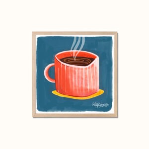 Miniprint – Kaffekopp – Kunstplakat