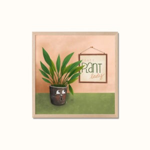 Miniprint – Crazy plant lady – plakat