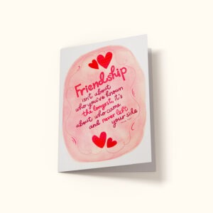 Valentineskort – Friendship