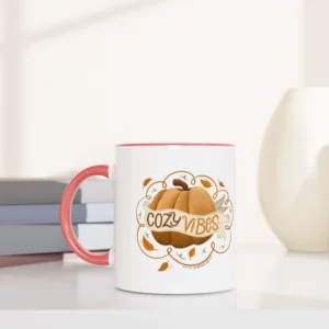 Kopp med Cozy vibes motiv