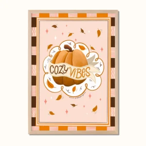 Cozy Vibes – Mini kunstprint