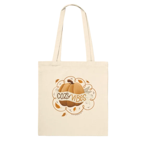 Handlenett med høstmotiv