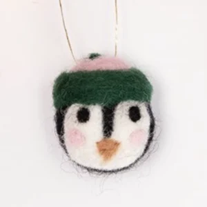 juletrepynt formet som en pingvin