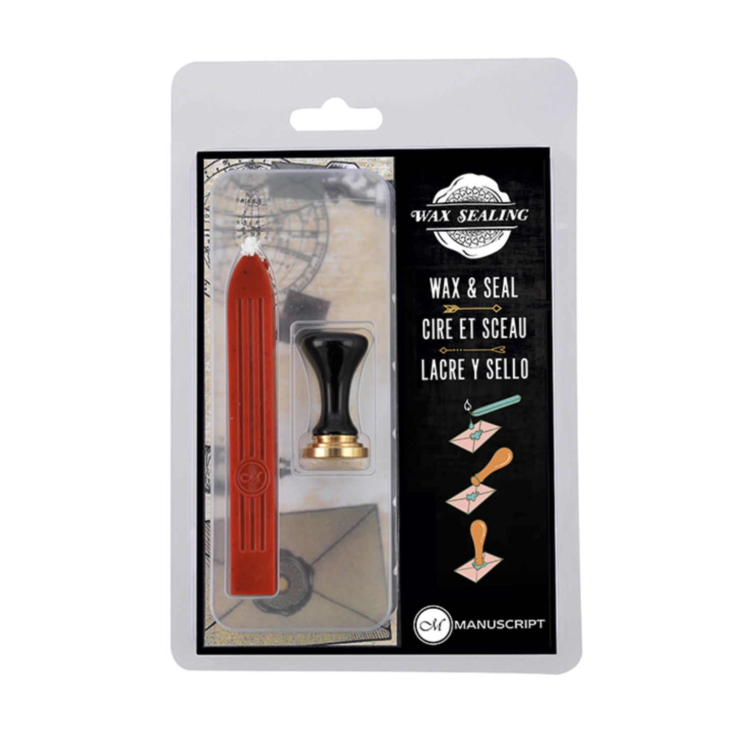 vokssegl med teksten god jul